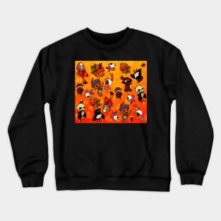 Halloween Deathlings 2020 Pattern Crewneck Sweatshirt